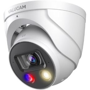 4K@30fps Starlight Active Deterrence AI IP POE Outdoor Turret Camera, F1.0, AI SSA, One-tap Arming/Disarming, Smart Dual-Light Color Night Vision, SMD4.0, 2-Way Audio, IVS Dectection, IP67, 256GB Slot