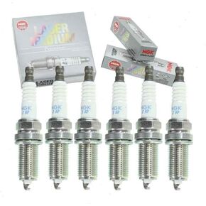 6 pc NGK Laser Iridium Spark Plugs compatible with Toyota Tacoma 4.0L V6 2005-2015