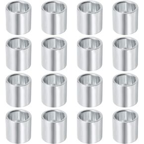 uxcell 16 Pcs Wheel Spacers, Inline Skate Axle Spacer Screw Replacement, Roller Skate Replacement Accessories