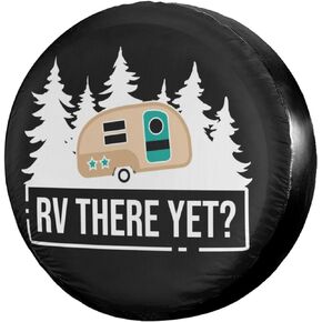Rv Forest Camping Spare Tire Cover Dust-Proof Wheel Tire Cover Fit Trailer, RV, SUV and Many Vehicle 15 Inch