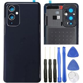 بديل لغطاء الباب الزجاجي الخلفي للوحة OnePlus 9 لـ OnePlus 9 6.55 بوصة (ليس لـ 1+9R 6.55 بوصة، وليس لـ 1+9 Pro 6.7 بوصة) (1+9/ضباب الشتاء)