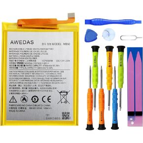 MB50 Replacement Battery 3.89v 5000mAh (Upgraded) for Motorola Edge 2021 XT2141 XT2141-2 Battery/Motorola Edge 5G UW 2021 XT2141-1/Motorola Edge S30/ Moto G200 Battery and Repair Tool Kits