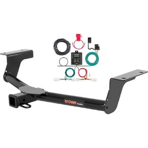 CURT 99302 Class 3 Trailer Hitch, 2-Inch Receiver, 4-Pin Wiring Harness, Select Toyota RAV4