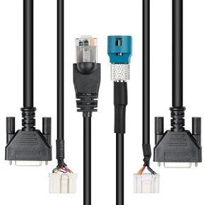Autel Original Tesla Diagnostic Cables Set for Tesla S & Tesla X, Tesla OBD2 Diagnostic Tools Adapter MaxiSYS 909/919/908SPro/Elite/Elite II/Ultra Tablets