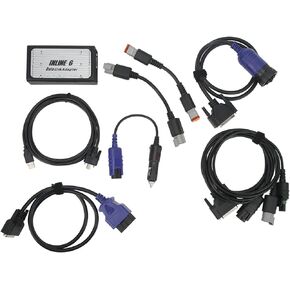 ماسح ضوئي للشاحنة شديد التحمل SAE J1708 J1587 RP1210 مبيت ألومنيوم قياسي 6 CAN J1939 مجموعة مهايئ وصلة البيانات المضمنة للمركبة مع صندوق تخزين in Kuwait