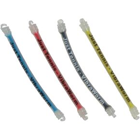 Vibra Worm - 4 Pack - Gel Filled Long Tennis Racquet Vibration Dampener - Premium Quality - 2023 Model - Over 100,000 Worms Sold