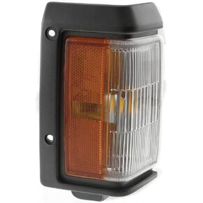 For Nissan Pathfinder 1988-1995/Pickup 1988-1989 Side Marker Light Assembly Driver and Passenger Side | Pair Black | NI2550105 | NI2551105 | B6115-41G01