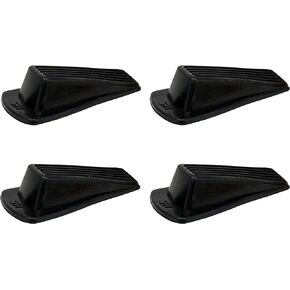 Shepherd Hardware 8934E 8934 Heavy Duty Rubber, Black, 2 Pack Door Wedge, 2-Pack