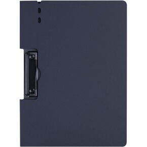 Clipboard Folder, Folding Clipboard with Cover, Clip Board Folder, Nursing Clipboard Foldable, A4 Clipboard File Cover Folder Folio for Nurses Office School Work (Black)
