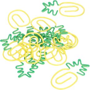 Paper Clips, 100pcs Pineapple Design Paper Clips Bookmarks Cute Paper Clips Small Paperclips for Office School Paper Files Organizing