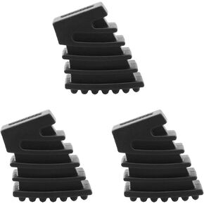 3PCS Rubber Drum Rack Feet Sleeve Drum Stand Anti slip L Rod Clamp Accessory Drum Rack Foot Pad for Percussion Instruments Drummers Music Bands
