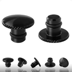 Evermotor 2Pcs Universal Motorcycle M10 6065-T6 CNC Aluminum Anodic Oxidation Motorcycle Mirror Blind Plug Covering Screws Thread Blanking Plugs Hole Caps