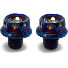 Universal M10 x1.25 Mirror Blanking Plugs Screw,Carmoeignin Motorcycle Mirror Hole Plug Bolts for Yamaha FZ-07 MT07 MT-09 MT10 FZ-10 MT125 XMAX Aerox Nmax XSR700 Honda CRF250 or Other Bikes