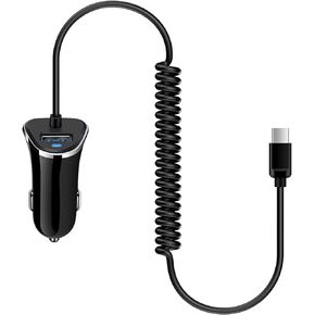 S24 Ultra Retractable Car Charger Fast Charging for iPhone 15 Pro Max, Type C Phone Charger Cargador Carro Lighter Car Cable for iPhone 15 Pro,15 Plus,Pixel 8 Samsung Galaxy S24 Z Fold 5 A54 A14 A13
