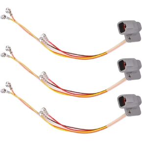3Pcs Fuel Injectors Wiring Harness for 2003-2004 Dodge Cummins Diesel 5.9L 3957309 3966805