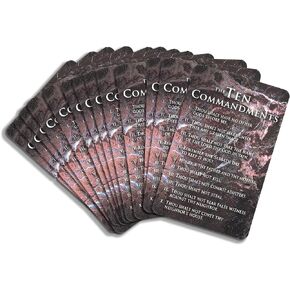 Dicksons Pocket Card Bookmark Ten Commandments, Pack of 12