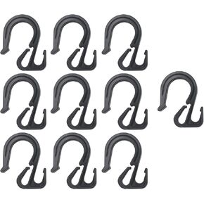 YYST Nylon Net Hooks Bungee Cord Hooks for Cargo Net, Bungee Net, Truck Net Truck Organizer
