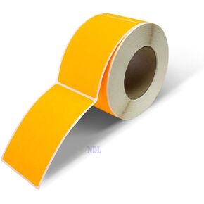NextDayLabels - 3 X 5 Rectangle Inventory Color Coding Sticker Labels, 500 Per Roll (Fluorescent Green)