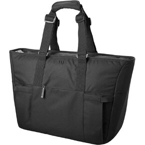 WILSON 2024 Lifestyle Tote Tennis Racket Bag - Holds up to 2 Rackets, Black