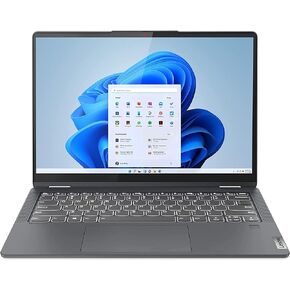 Lenovo 2023 IdeaPad Flex 5 14" IPS WUXGA Touchscreen 2-in-1 Laptop AMD 6-Core Ryzen 5 5500U Radeon Graphics 16GB DDR4 2TB NVMe SSD WIFI AX HDMI USB-C Backlit Fingerprint Windows 10 w/RE USB