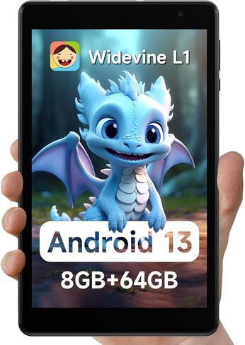 ALLDOCUBE iPlay50 Mini Lite Android 13 Tablet Widevine L1 8GB RAM 64GB ROM 8 بوصة تابلت 1280x800 IPS GMS معتمد للبالغين والأطفال مع تطبيق IWAWA المثبت مسبقًا in Kuwait