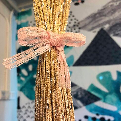 ستائر مطرزة مقاس 99 × 79 بوصة، عبوتان - ديكور هيبي للمداخل والخزائن ومقسمات الغرف - ديكورات المنزل بوهو in Kuwait