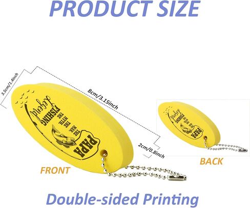 بابا صياد رغوة المفاتيح العائمة المفاتيح قارب، أبي الصيد العائمة مفتاح سلسلة، هدية الصيد مضحك لصياد الأب بابا الرجال الغوص in Kuwait