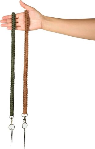 2 قطعة مكرامية بوهو الرقبة حامل سلسلة المفاتيح مع خطاف معدني لشارات الهوية اليدوية معقود طويل ناعم منسوج حزام المعصم للنساء تقدير المعلم هدية محفظة كروز in Kuwait