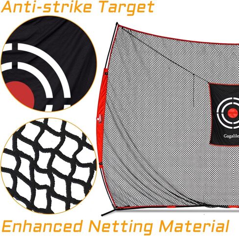 شبكة ممارسة الجولف، شبكة ضرب الجولف، نطاق القيادة للفناء الخلفي، شبكة جولف للفناء الخلفي 12X10FT مع حقيبة حمل مستهدفة in Kuwait