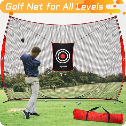 شبكة ممارسة الجولف، شبكة ضرب الجولف، نطاق القيادة للفناء الخلفي، شبكة جولف للفناء الخلفي 12X10FT مع حقيبة حمل مستهدفة in Kuwait