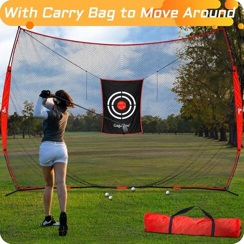 شبكة ممارسة الجولف، شبكة ضرب الجولف، نطاق القيادة للفناء الخلفي، شبكة جولف للفناء الخلفي 12X10FT مع حقيبة حمل مستهدفة in Kuwait