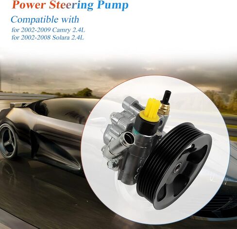 Power Steering Pump 21-5245 Fits for 2002-2009 Camry 2.4L, 2002-2008 Solara 2.4L Power Assist Pump, Replace OE 44310-06071，44310-33150，55-5587，96-5245 in Saudi Arabia