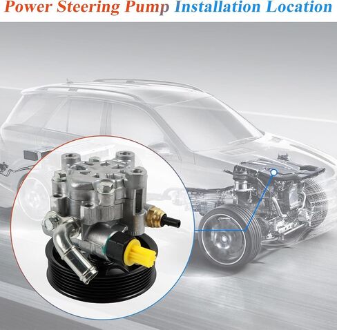 Power Steering Pump 21-5245 Fits for 2002-2009 Camry 2.4L, 2002-2008 Solara 2.4L Power Assist Pump, Replace OE 44310-06071，44310-33150，55-5587，96-5245 in Saudi Arabia