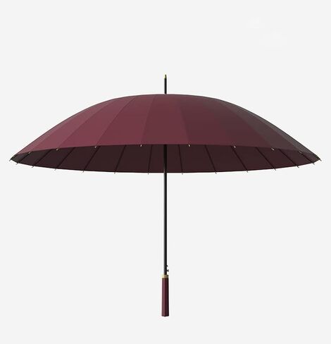 Meichoon Large Umbrella 24Ribs Strong Windproof Glassfiber Bumbersoll Long Handle Manual Business Golf Bumbershoot Outdoor Women Men Multiple Colors KS46 in Saudi Arabia