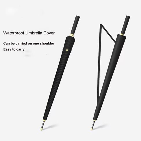 Meichoon Large Umbrella 24Ribs Strong Windproof Glassfiber Bumbersoll Long Handle Manual Business Golf Bumbershoot Outdoor Women Men Multiple Colors KS46 in Saudi Arabia
