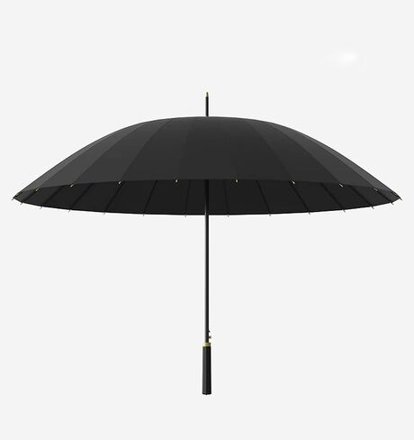 Meichoon Large Umbrella 24Ribs Strong Windproof Glassfiber Bumbersoll Long Handle Manual Business Golf Bumbershoot Outdoor Women Men Multiple Colors KS46 in Saudi Arabia