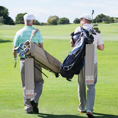 أستخدم هذه المنشفة لغسل منشفة جولف رمادية مطرزة، مناشف جولف مضحكة لحقائب الجولف مع مشبك، ملحقات الجولف للرجال، هدية عيد ميلاد للتقاعد لمحبي الجولف، الجد، الأب، الأخ in Kuwait