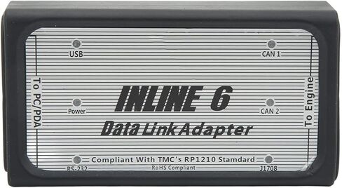 ماسح ضوئي للشاحنة شديد التحمل SAE J1708 J1587 RP1210 مبيت ألومنيوم قياسي 6 CAN J1939 مجموعة مهايئ وصلة البيانات المضمنة للمركبة مع صندوق تخزين in Kuwait