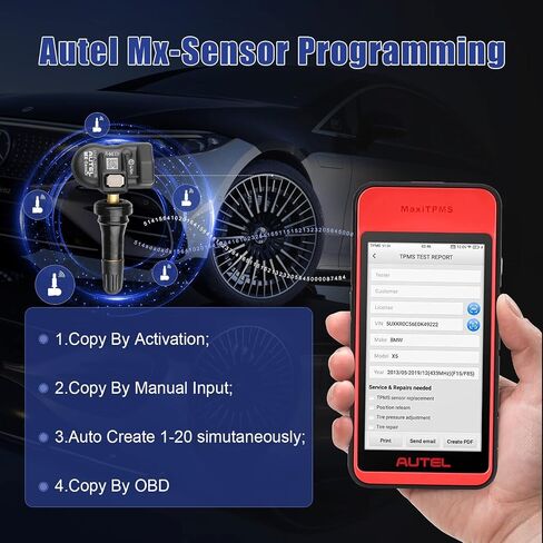 أداة برمجة Autel MaxiTPMS ITS600 (E) TPMS، نسخة مطورة 2024 من TS508/TS508WF/TS601، إعادة تعلم/تحديث/تشخيص TPMS، تشخيص ECM مع 4 خدمات، العمل مع TBE200 (E) لفحص الإطارات in Saudi Arabia