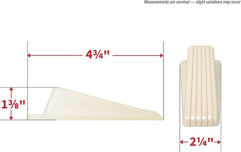 Shepherd Hardware 8934E 8934 Heavy Duty Rubber, Black, 2 Pack Door Wedge, 2-Pack in Kuwait