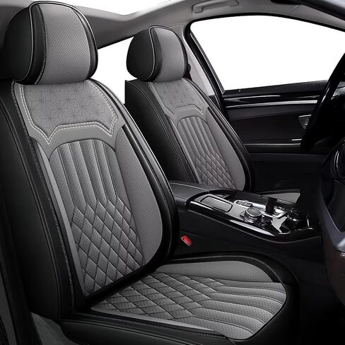 أغطية مقاعد السيارة مجموعة كاملة مناسبة لسيارة Chevy Trailblazer 2021 2022 2023 2024 واقي مقعد جلدي مقاوم للماء وجيد التهوية مع وسادة هوائية متوافقة مع غطاء وسائد السيارات 5 مقاعد (أسود) in Kuwait