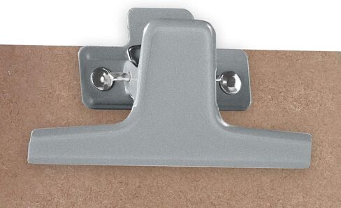Acrimet Clipboard Legal Size (15 3/8" x 9 1/16") Premium Metal Clip (Hardboard) (Silver Clip) (6 Pack) in Saudi Arabia