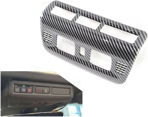 Carbon Fiber Roof Reading Light Lamp Cover Trim Kit Compatible with 2020-2022 Ch-evy C8 Corvette 21-KWT81-005 in Saudi Arabia
