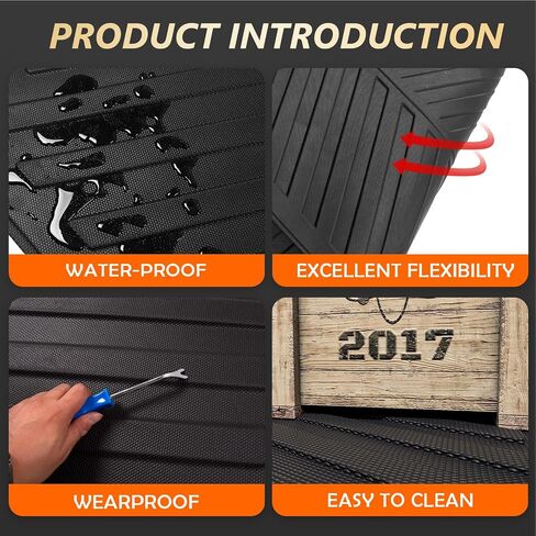 حصيرة سرير شاحنة Xipoo متوافقة مع 2005-2023 Toyota Tacoma Truck Bed Mat TPE Bed Liner Bed Mat Mat استبدال لسرير طويل 6 أقدام 2005-2023 Toyota Tacoma Accessories (6 أقدام طويلة حصيرة سرير نمط حبوب الأرز) in Saudi Arabia