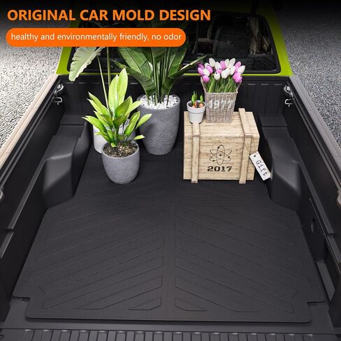 حصيرة سرير شاحنة Xipoo متوافقة مع 2005-2023 Toyota Tacoma Truck Bed Mat TPE Bed Liner Bed Mat Mat استبدال لسرير طويل 6 أقدام 2005-2023 Toyota Tacoma Accessories (6 أقدام طويلة حصيرة سرير نمط حبوب الأرز) in Saudi Arabia