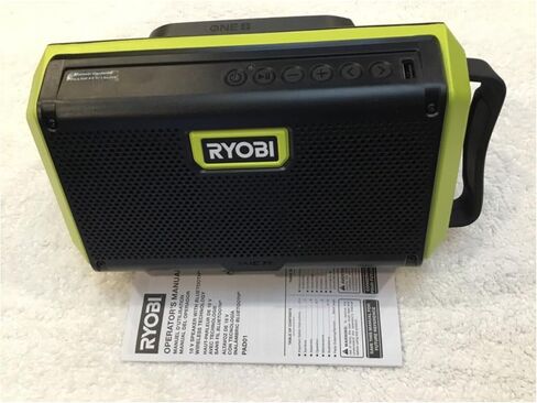 Ryobii PAD01B 18V 18 Volt One+ مكبر صوت بلوتوث محمول مع منفذ شحن USB in Kuwait
