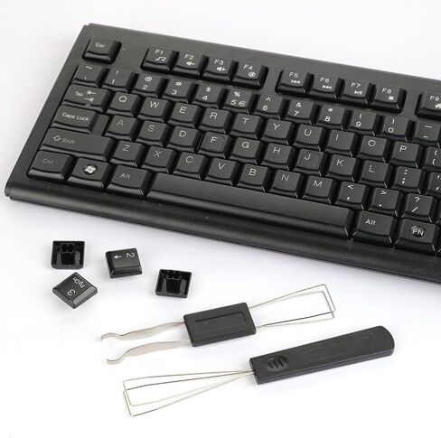 2 قطعة Keycap مجتذب الفولاذ المقاوم للصدأ لوحة المفاتيح مجتذب Keycap أداة إزالة الصواميل مزيل أغطية المفاتيح للوحة المفاتيح الميكانيكية إزالة أدوات التثبيت in Saudi Arabia