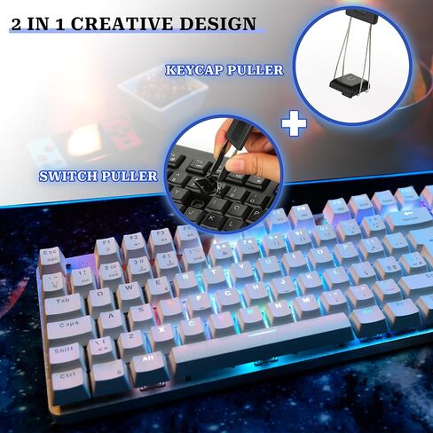 2 قطعة Keycap مجتذب الفولاذ المقاوم للصدأ لوحة المفاتيح مجتذب Keycap أداة إزالة الصواميل مزيل أغطية المفاتيح للوحة المفاتيح الميكانيكية إزالة أدوات التثبيت in Saudi Arabia