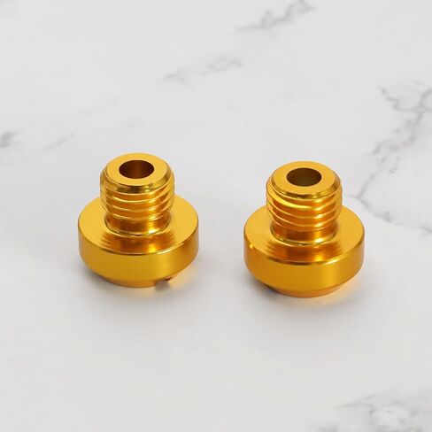 The Lord of the Tools 4PCS Motorcycle Mirror Hole Plugs Aluminium Alloy Blanking Screws Left & Right Thread for M10x1.25 Mirror Holes Accessories Black in Saudi Arabia