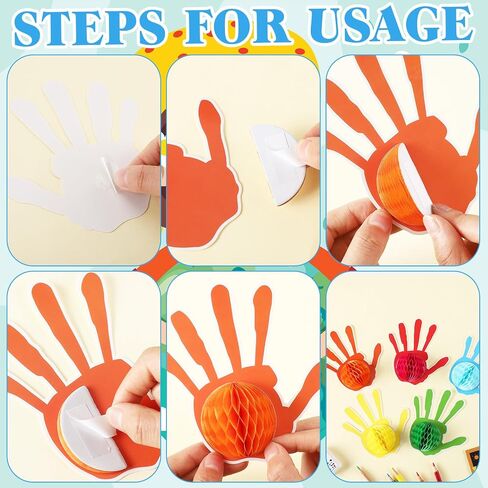 80 Pcs Classroom Bulletin Board Sets Together We Can Change The World Diverse Children Cutouts Honeycomb Bulletin Board Decorations with Glue Points for School Classroom Birthday Party in Saudi Arabia